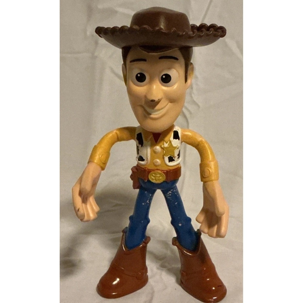 Disney Pixar Toy Story 4 Flextreme Woody 7.5" Bendable Figures & Posable Toy LN